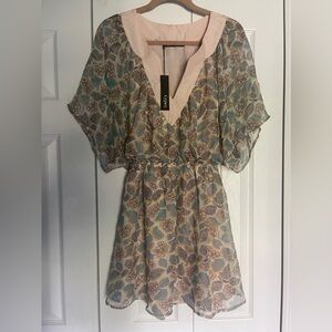 NWT Gypsy 05 Katori Mini Dress Floral size Small